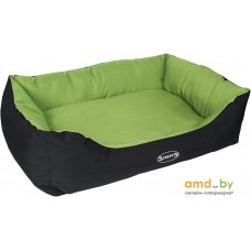 Лежак Scruffs Expedition Box Bed с бортиком 50 см (зеленый)