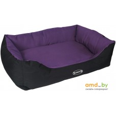 Лежак Scruffs Expedition Box Bed с бортиком 90 см (фиолетовый)