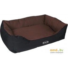 Лежак Scruffs Expedition Box Bed с бортиком 50 см (коричневый)