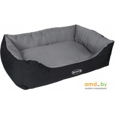 Лежак Scruffs Expedition Box Bed с бортиком 50 см (серый)