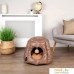 Лежак Scruffs Knightsbridge Cat Igloo 661457 (шоколадный). Фото №3