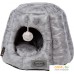 Лежак Scruffs Knightsbridge Cat Igloo 661501 (серый). Фото №1