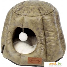 Лежак Scruffs Knightsbridge Cat Igloo 661600 (оливковый)