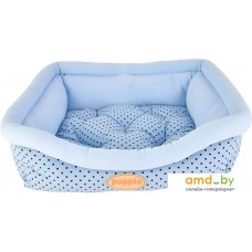 Лежак Puppia Cozy Dot OASA-AU5983-BL-FR (голубой)