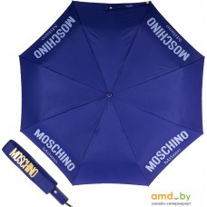 Зонт Moschino 8021-OCF New Metal Logo Bue