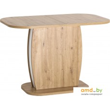 Кухонный стол Stool Group Barrel 110-145x70 (дуб/белый)