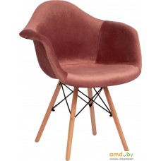 Стул с подлокотниками Eames Cindy Soft mod. 101 (коралловый HLR 44)