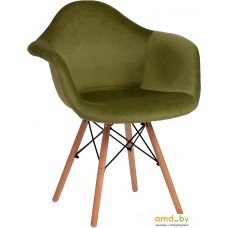 Стул с подлокотниками Eames Cindy Soft mod. 101 (зеленый HLR 54)