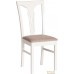 Стул TetChair Hermes 43x49x94 (дерево гевея/Ivory White/ткань серый). Фото №1