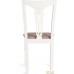 Стул TetChair Hermes 43x49x94 (дерево гевея/Ivory White/ткань серый). Фото №16