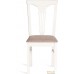 Стул TetChair Hermes 43x49x94 (дерево гевея/Ivory White/ткань серый). Фото №6