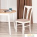 Стул TetChair Hermes 43x49x94 (дерево гевея/Ivory White/ткань серый). Фото №2