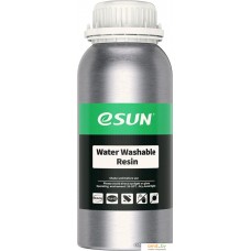 Фотополимер eSUN Water Washable 500 мл (для LCD принтеров, серый)