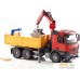 Автомобиль с краном Bruder Mercedes-Benz Arocs Construction truck with accessories 03651. Фото №4