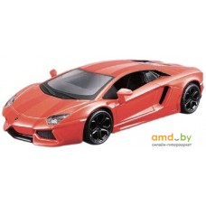 Легковой автомобиль Bburago Lamborghini Aventador Coupe 18-43062 (оранжевый)