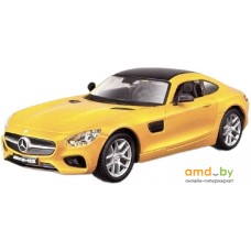 Легковой автомобиль Bburago Mercedes AMG GT 18-43065 (желтый)