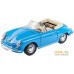 Легковой автомобиль Bburago Porsche 356B Cabriolet 1961 18-12025 (синий). Фото №1