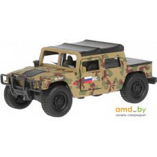 Игрушечный транспорт Технопарк Hummer H1 Пикап Военный SB-18-09-H1-M(GY)-WB