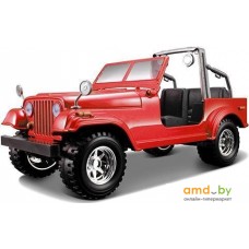 Игрушечный транспорт Bburago Bijoux Jeep WRANGLER 1:24 18-22033 (красный)