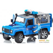 Игрушечный транспорт Bruder Land Rover Defender Station Wagon Police vehicle 02597