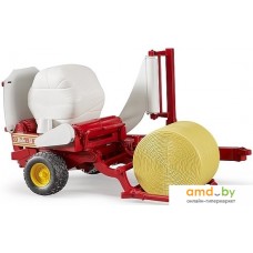 Игрушечный транспорт Bruder Bale wrapper with round bales 02122