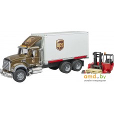 Игрушечный транспорт Bruder MACK Granite UPS logistics truck 02828