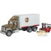 Игрушечный транспорт Bruder MACK Granite UPS logistics truck 02828. Фото №1