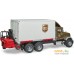 Игрушечный транспорт Bruder MACK Granite UPS logistics truck 02828. Фото №2