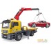 Игрушечный транспорт Bruder MAN TGS tow truck with roadster 03750. Фото №2