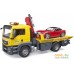 Игрушечный транспорт Bruder MAN TGS tow truck with roadster 03750. Фото №5