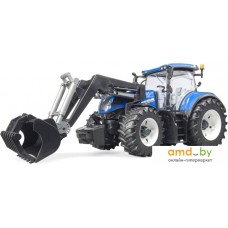 Игрушечный транспорт Bruder New Holland T7.315 with slip-on front loader 03121