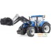 Игрушечный транспорт Bruder New Holland T7.315 with slip-on front loader 03121. Фото №3