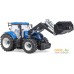 Игрушечный транспорт Bruder New Holland T7.315 with slip-on front loader 03121. Фото №5