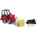 Игрушечный транспорт Bruder Schaffer Compact loader 2630 with bale gripper + bale 02192. Фото №2