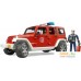 Игрушечный транспорт Bruder Jeep Wrangler Unlimited Rubicon fire department 02528. Фото №1