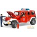 Игрушечный транспорт Bruder Jeep Wrangler Unlimited Rubicon fire department 02528. Фото №2