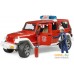 Игрушечный транспорт Bruder Jeep Wrangler Unlimited Rubicon fire department 02528. Фото №4