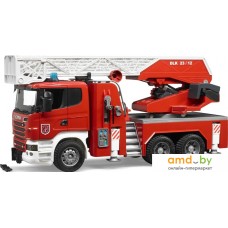 Игрушечный транспорт Bruder Scania R-series Fire engine with water pump 03590