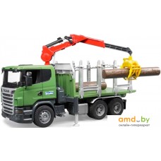 Игрушечный транспорт Bruder Scania R-series Timber truck with 3 trunks 03524