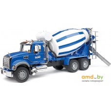 Игрушечный транспорт Bruder MACK Granite Cement mixer 02814