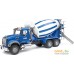 Игрушечный транспорт Bruder MACK Granite Cement mixer 02814. Фото №1