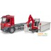 Игрушечный транспорт Bruder Mercedes-Benz Arocs Roll-Off Container & Schaeff excavat 03624. Фото №2