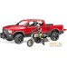 Игрушечный транспорт Bruder RAM 2500 Power Wagon including Ducati Desert Sled 02502. Фото №2