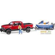 Игрушечный транспорт Bruder RAM 2500 Power Wagon including trailer 02503