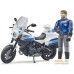 Игрушечный транспорт Bruder Scrambler Ducati с фигуркой полицейского 62731. Фото №2