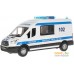 Фургон Технопарк Ford Transit Полиция TRANSITVAN-16PLPOL-WH. Фото №1