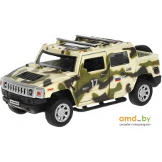 Внедорожник Технопарк Hummer H2 Pickup HUM2PICKUP-12SLMIL-GN