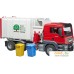 Грузовик Bruder MAN TGS Side loading garbage truck 03761. Фото №1