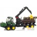 Погрузчик Bruder John Deere 1210E 02133. Фото №1