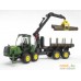 Погрузчик Bruder John Deere 1210E 02133. Фото №4